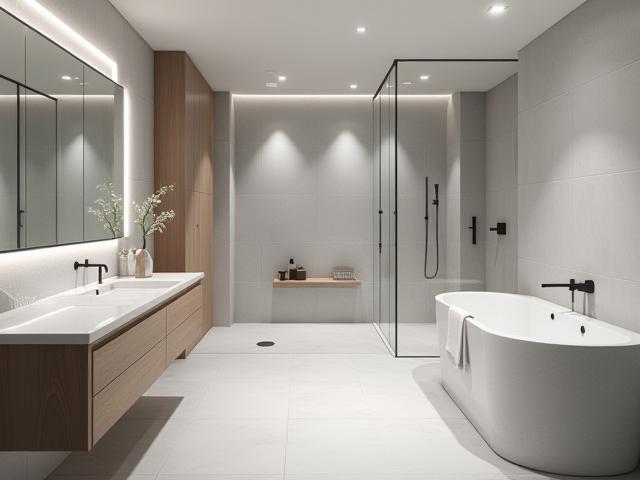Modern banyo tadilatı