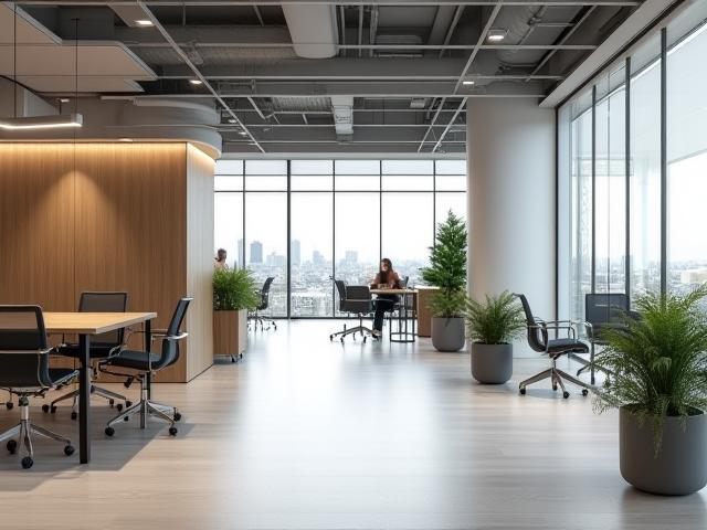 Çağdaş ofis iç mekan tasarımı